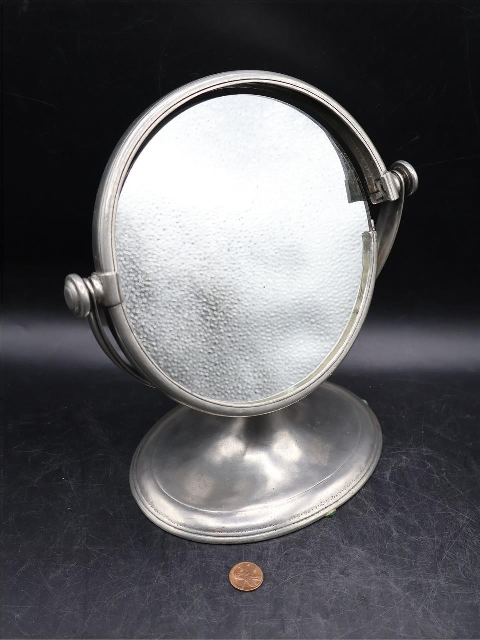 Art Italica High End Pewter Stand Mirror