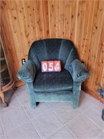 Green arm chair