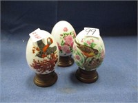 Avon Handpainted Porcelain Eggs