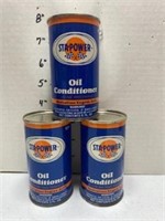 Unopened - 3 - 5 oz. Cans of Sta-Power Oil Condit