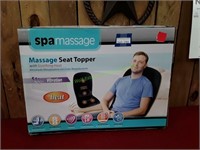 Spa Massage Seat Topper w/ Soothing Heat