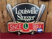 13.5" x 11.5" Louisville Slugger Metal Sign