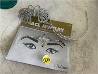 Face Jewelry, headband, clip