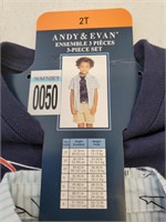 ANDY AND EVAN TODDLERS 3 PIECE SET SIZE 2T