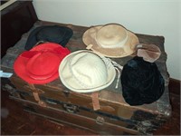 Various antique hats
