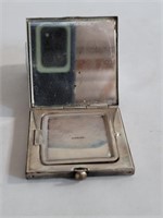 Vintage sterling compact, 2"sq. , 68g  pb