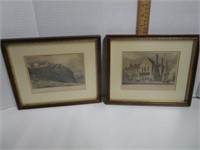 2-1920'S ENGRAVINGS BY JAMES B ALLEN & J. HINCHHI