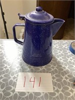 Coffee/tea pot blue