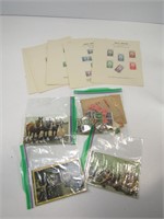 TRAY: EARLY CANCELLED STAMPS, POSTCARDS, ETC.