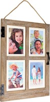 Farmhouse Window Frame: Holds 4x6 or 5x7 Photos