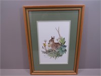 Framed limited edition Ned Smith print of the
