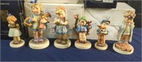 Hummel figurines with boxes