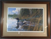 Signed and numbered duck picture