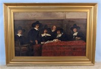 20th C. Copy Rembrandt "The Sampling Officials"