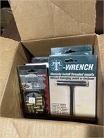 4-T-WRENCHS 7 THREADED BRASS INSERTS