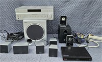 Sony digital auto control center with speakers w/