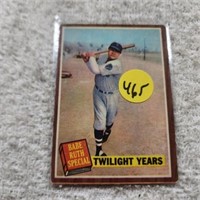 1962 Topps Babe Ruth