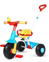 $70 KRIDDO 2 in 1 Kids Tricycles Age 18 Month to 3