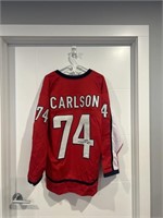 John Carlson autographed jersey