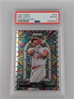 2022 Prizm Mike Trout Stained Glass PSA 8 #SG-5