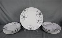 Pier 1 "Mod Petal" Porcelain Dish Set