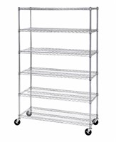 Seville Classics 6 Tier Nsf Steel Wire Shelving