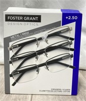 Foster Grant Design Optics Eyewear +2.50