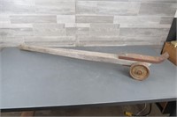 ANTIQUE BARREL DOLLY