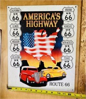 13”x17” Americas Highway Sign