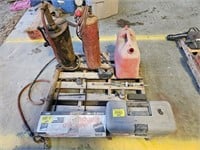 OIL DISPENSER, TORCH WITH TANK, GAS CAN, WELDING