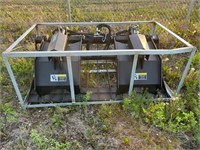 UNUSED 72" SKID STEER ROCK GRAPPLE BUCKET