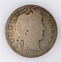 1897-O Quarter G/VG Key Date