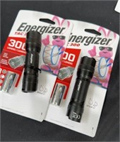 Pair of energizer TAC 300 flashlights