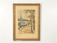 Marius Girard Framed Litho 13.75" x 19"