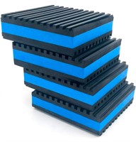 Air Jade Rubber Anti-Vibration Pads, 3" x 3" x 7/