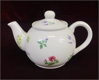 White Floral Tea Pot
