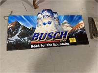 METAL BUSCH BEER SIGN