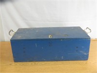 Wood  Storage Box With Lid 26" l