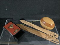 Wood egg, letter openers & more