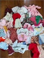 Vintage doll clothes lot