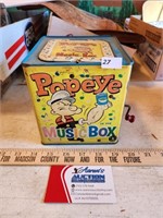 Vintage Popeye Music Box (Jack-n-the-box)