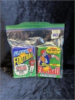 Fleer 91 & Topps 91 Football Card Pks