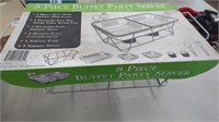 New 8 PC Buffet Party Chafing Rack Server