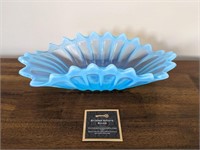MCM Fostoria Opalescent Blue Centerpiece/Bowl 1