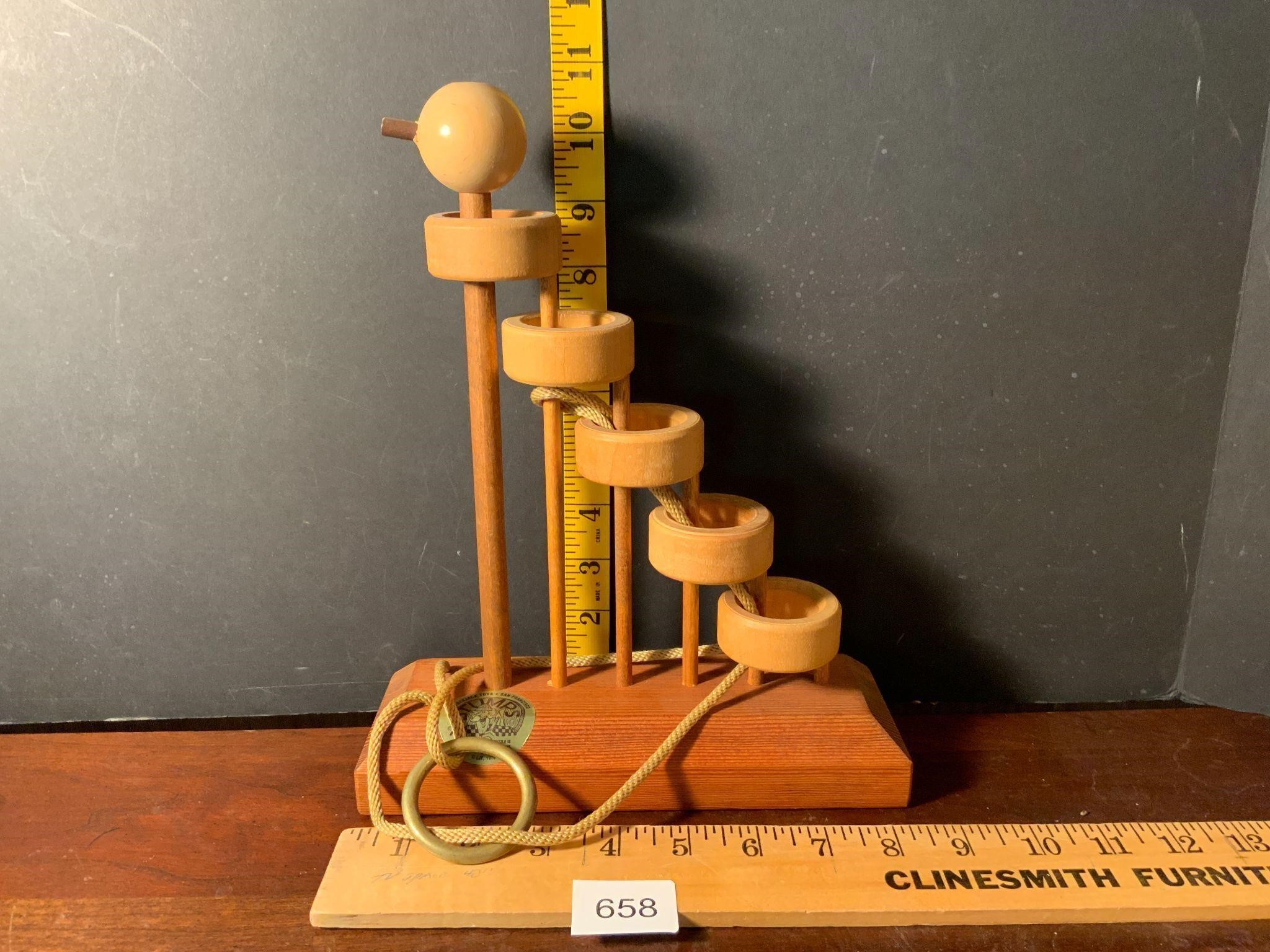 Vintage Lumberjack Toy's Brain Teaser Stumps