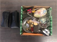 PINS, GLASSES AND MISC
