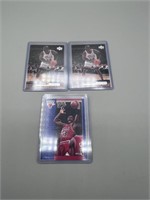 3 Vintage Michael Jordan Basketball Cards