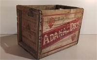 Vintage Adanac Dry Wooden Crate
