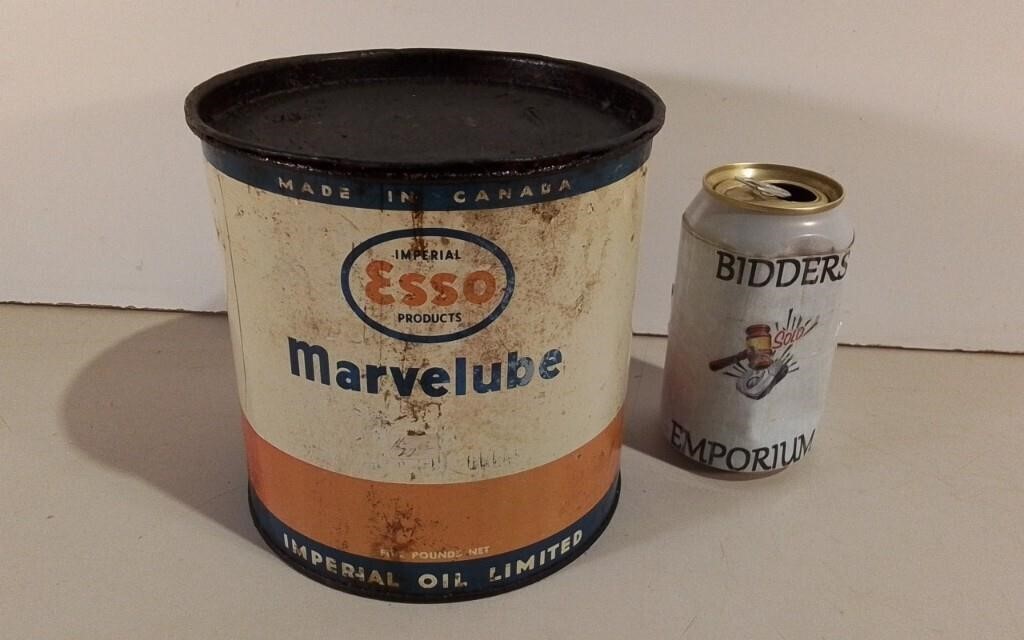 Esso Marvelube Grease Can