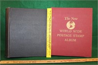 2 World Wide Postage Stamp Albums